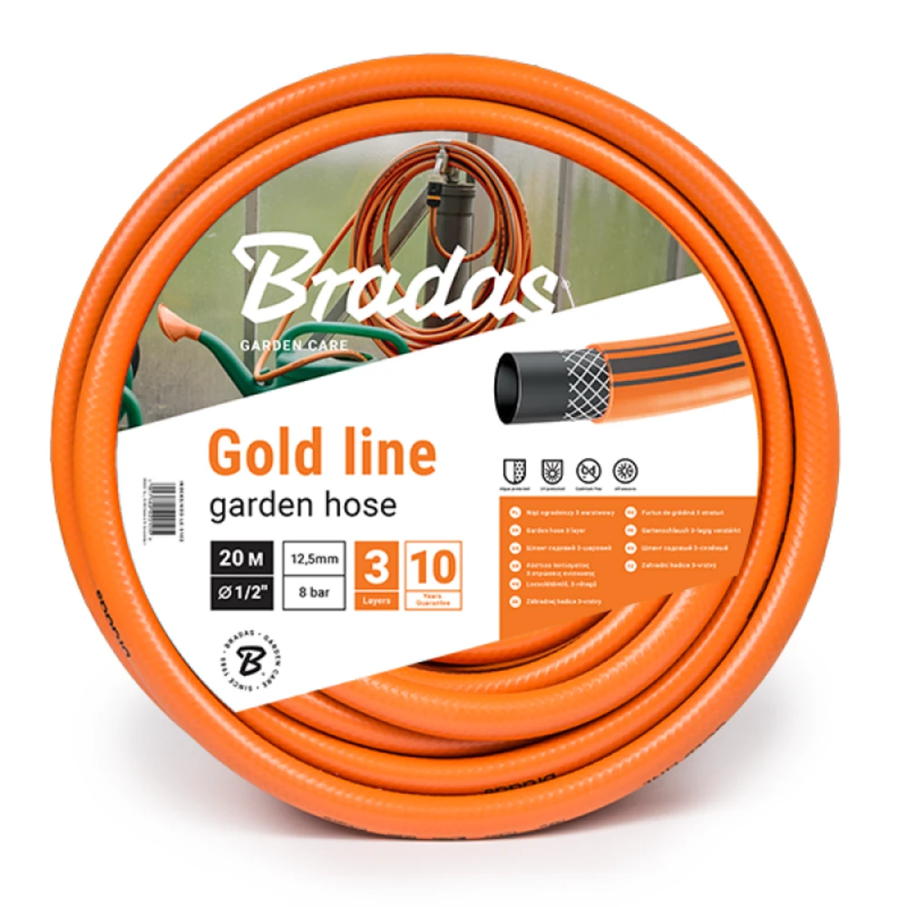 Sodo laistymo žarna Bradas GOLD LINE 1/2" - 50 m