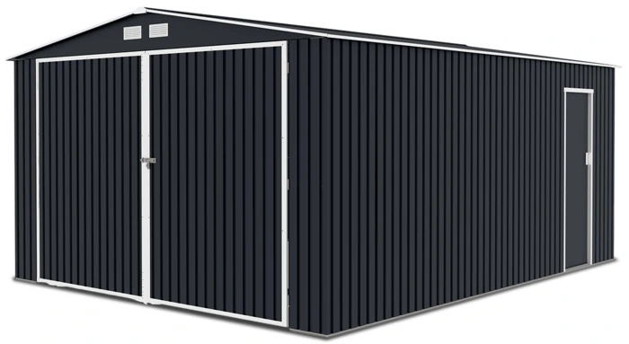 Sodo namukas-garažas Kingston, 380x480 cm, Cold Pilkas
