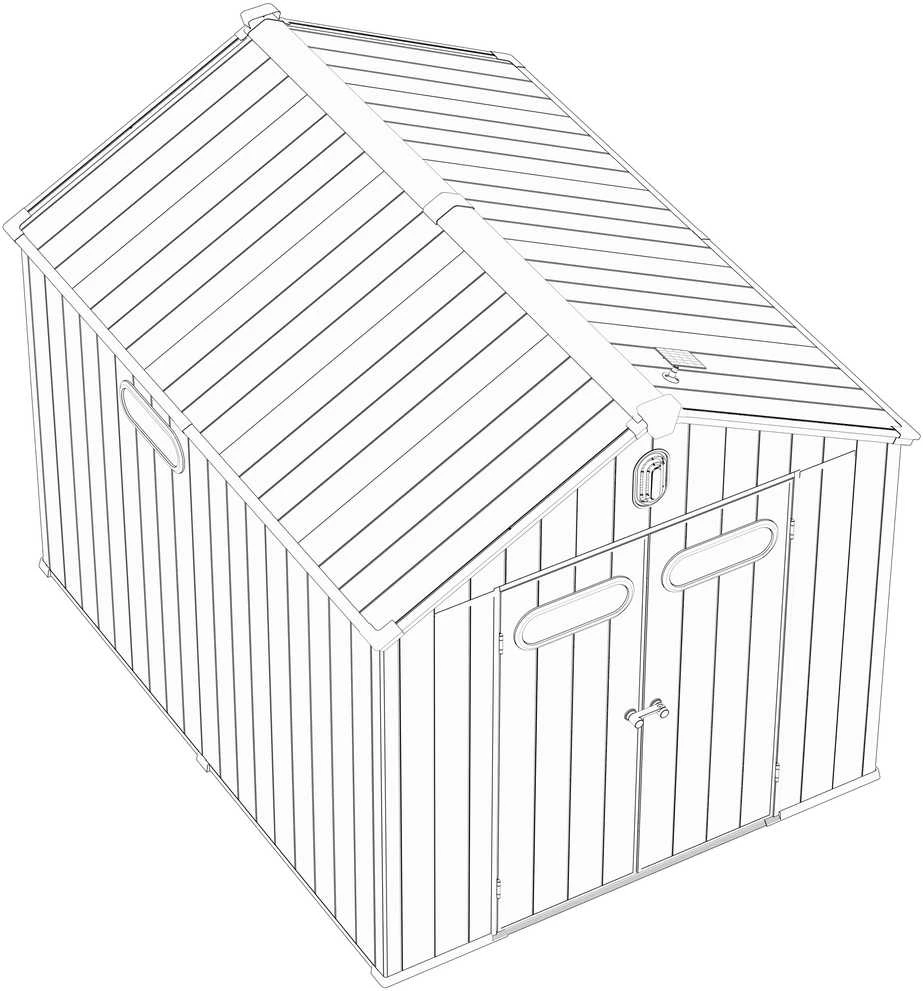 Sodo namukas Halmstad, 239 x 302 cm, Light Pilkas