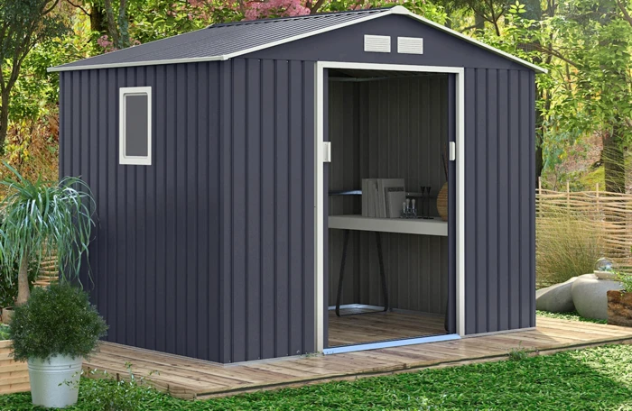 Sodo namukas HUDSON 9x6, Cold Pilkas