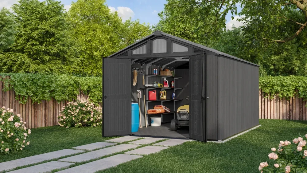 Sodo namukas Keter STRONGHOLD SHED 10x15, Pilkas