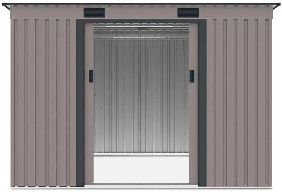 Sodo namukas OREGON 9x8, Warm Pilkas