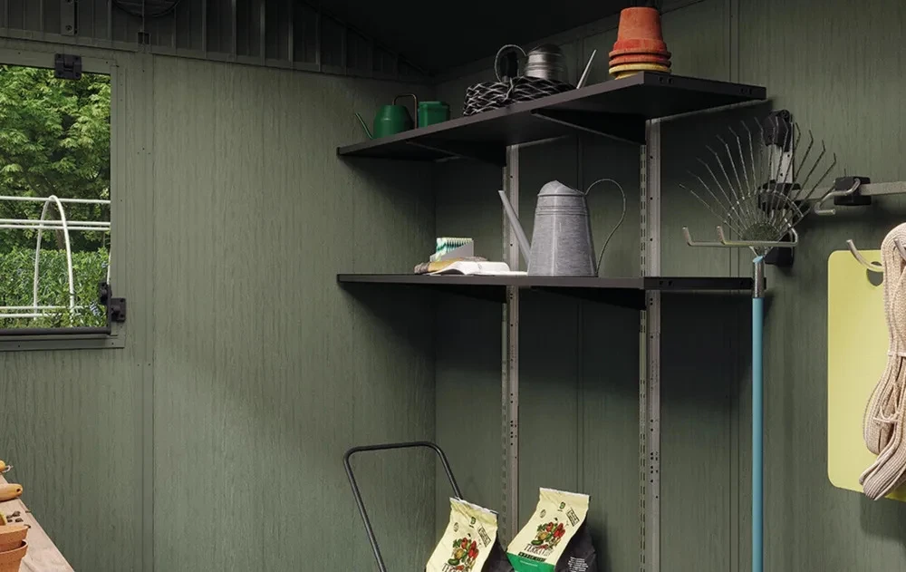 Sodo namukas - šiltnamis 2in1 Keter POTTING SHED 6x8, Žalias