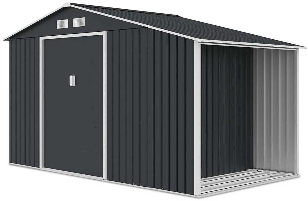 Sodo namukas su malkine MADISON 11x6, Cold Pilkas