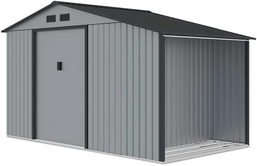 Sodo namukas su malkine MADISON 11x6, Light Pilkas
