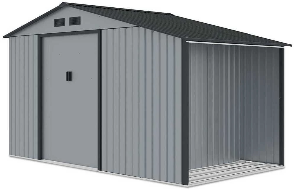 Sodo namukas su malkine MADISON 11x6, Light Pilkas