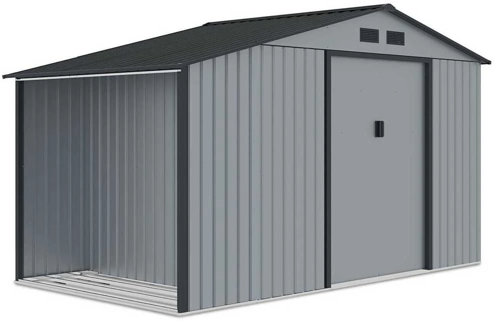 Sodo namukas su malkine MADISON 11x6, Light Pilkas