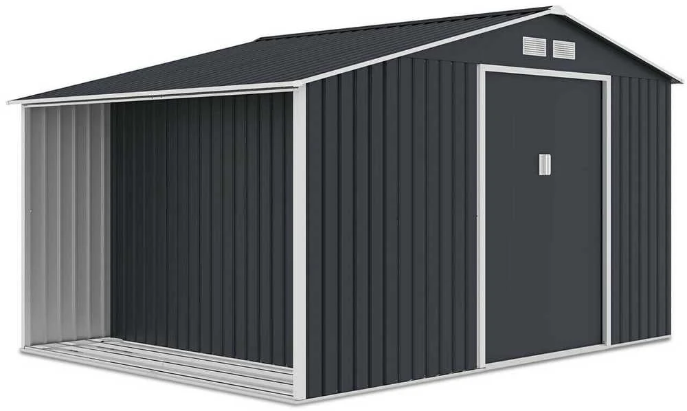 Sodo namukas su malkine MADISON 11x8, Cold Pilkas