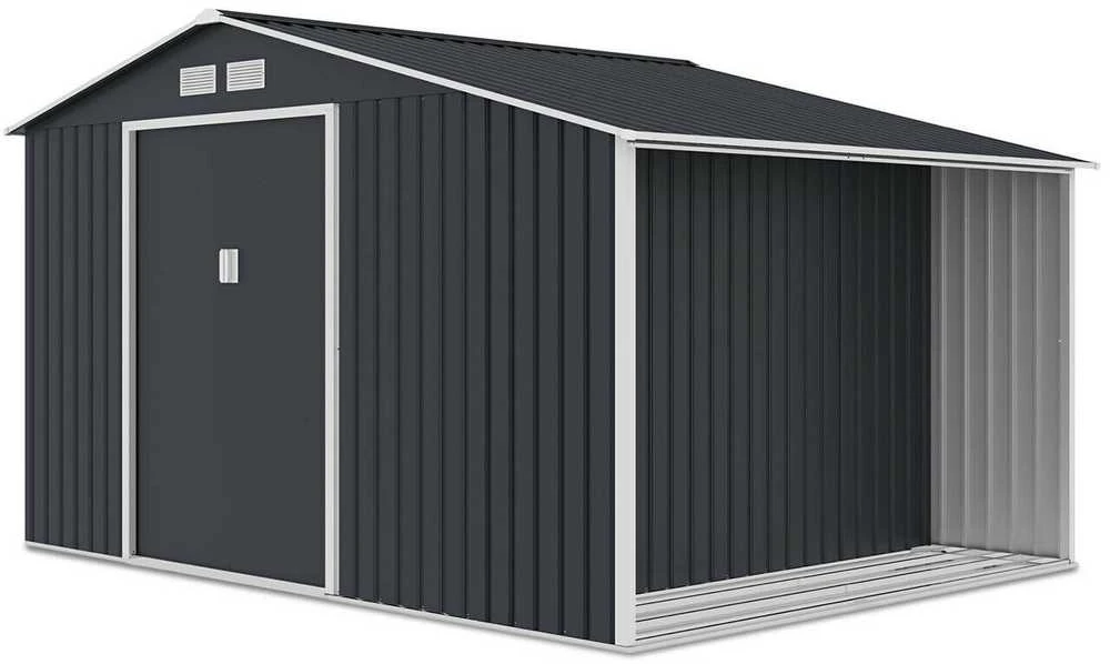 Sodo namukas su malkine MADISON 11x8, Cold Pilkas