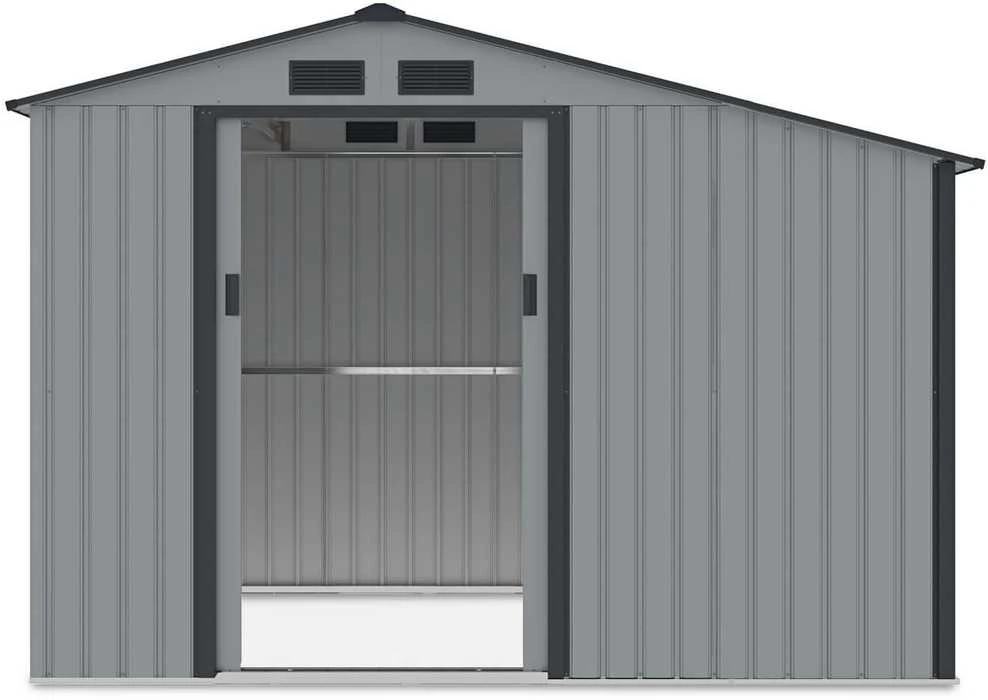 Sodo namukas su malkine MADISON 9x6, Light Pilkas