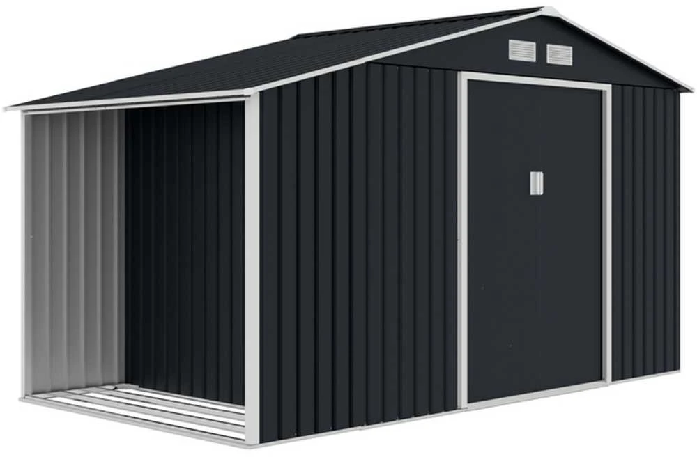 Sodo namukas su malkine Stockholm 11x6, Pilkas