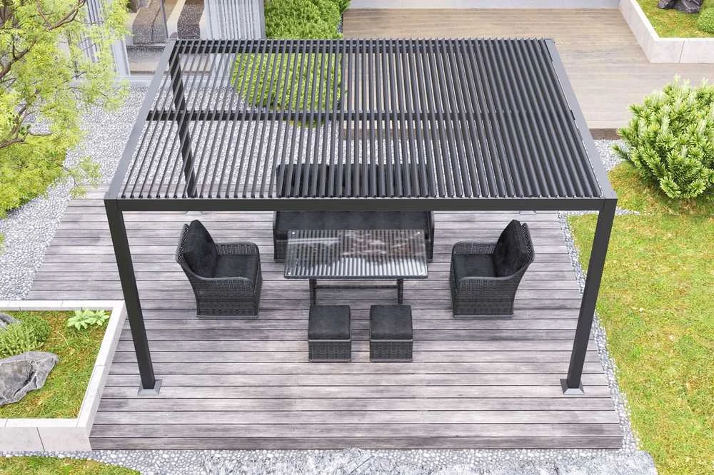 Sodo pavėsinė Pergola Bermeo, 400 x 400 cm