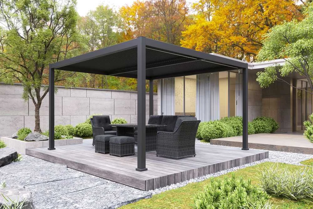 Sodo pavėsinė Pergola Bermeo, 400 x 400 cm