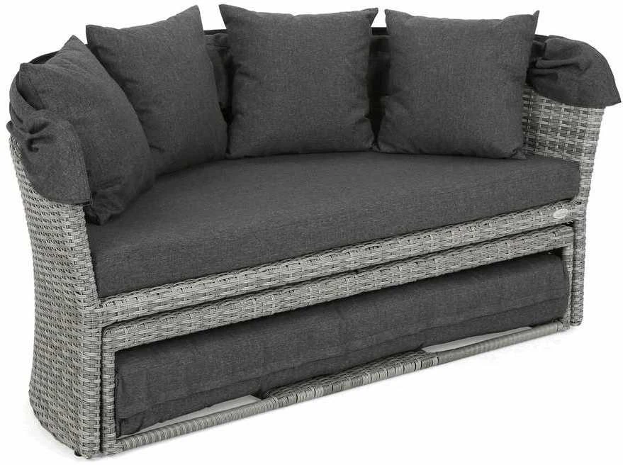 Sodo sofa Sydney, Light Pilkas / Pilkas Melange