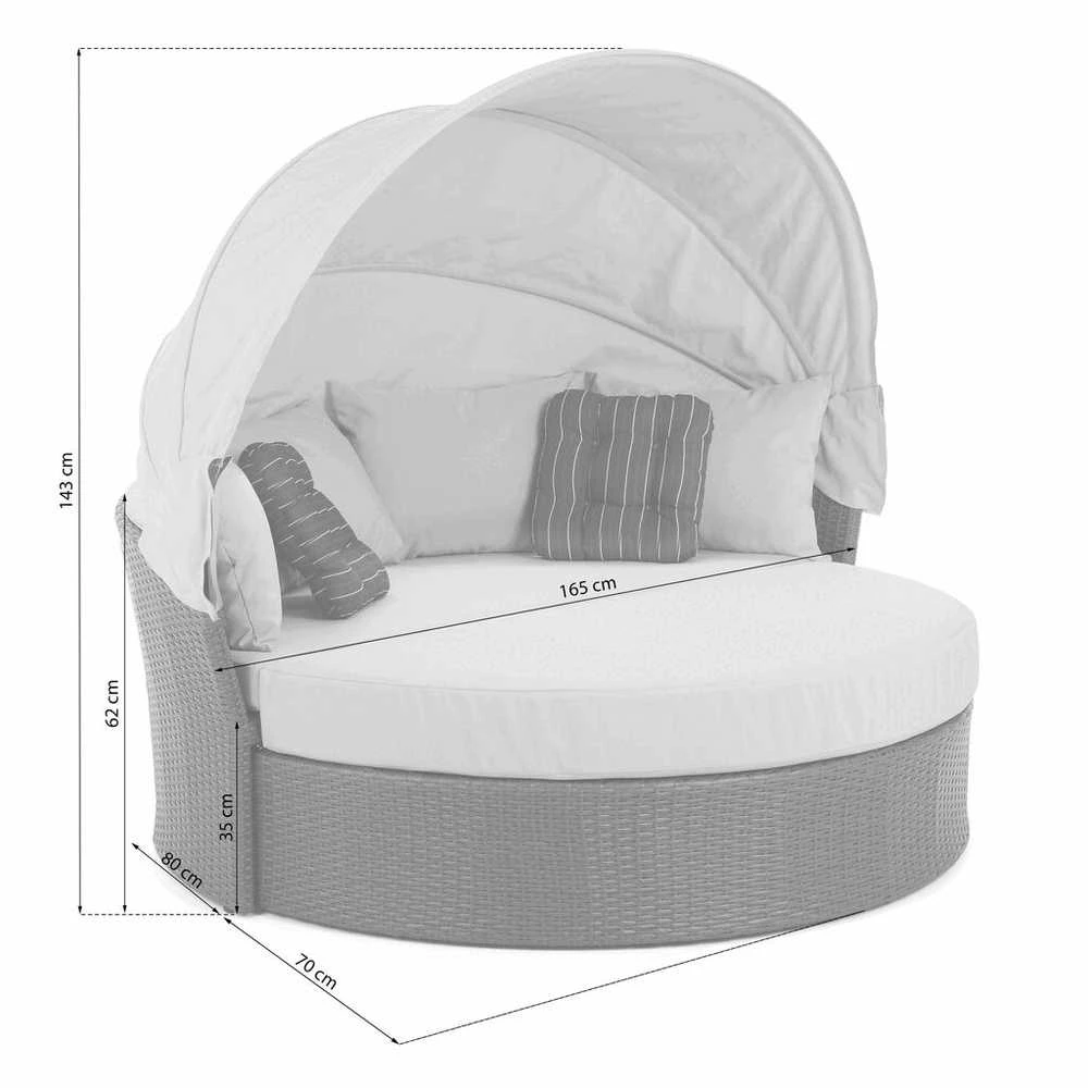 Sodo sofa Sydney, Light Pilkas / Pilkas Melange