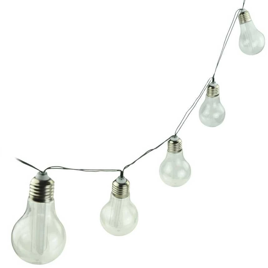 Soliarinė lauko girlianda lemputės Bulbs 10 LED