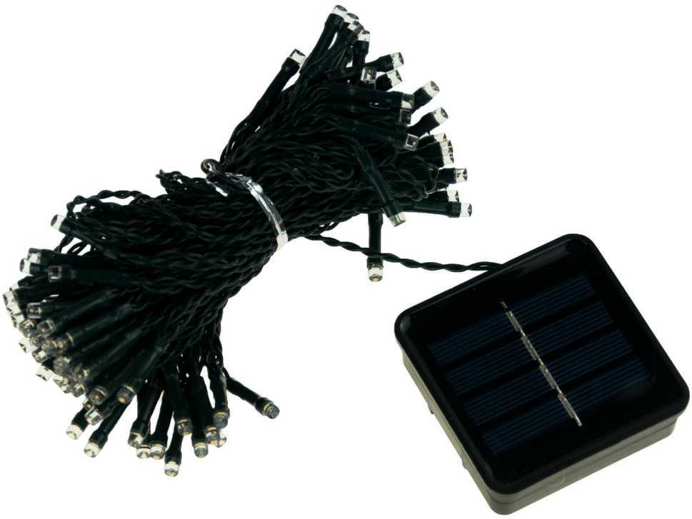 Soliarinė lempučių girlianda 500 LED, 52 m, šiltai balta
