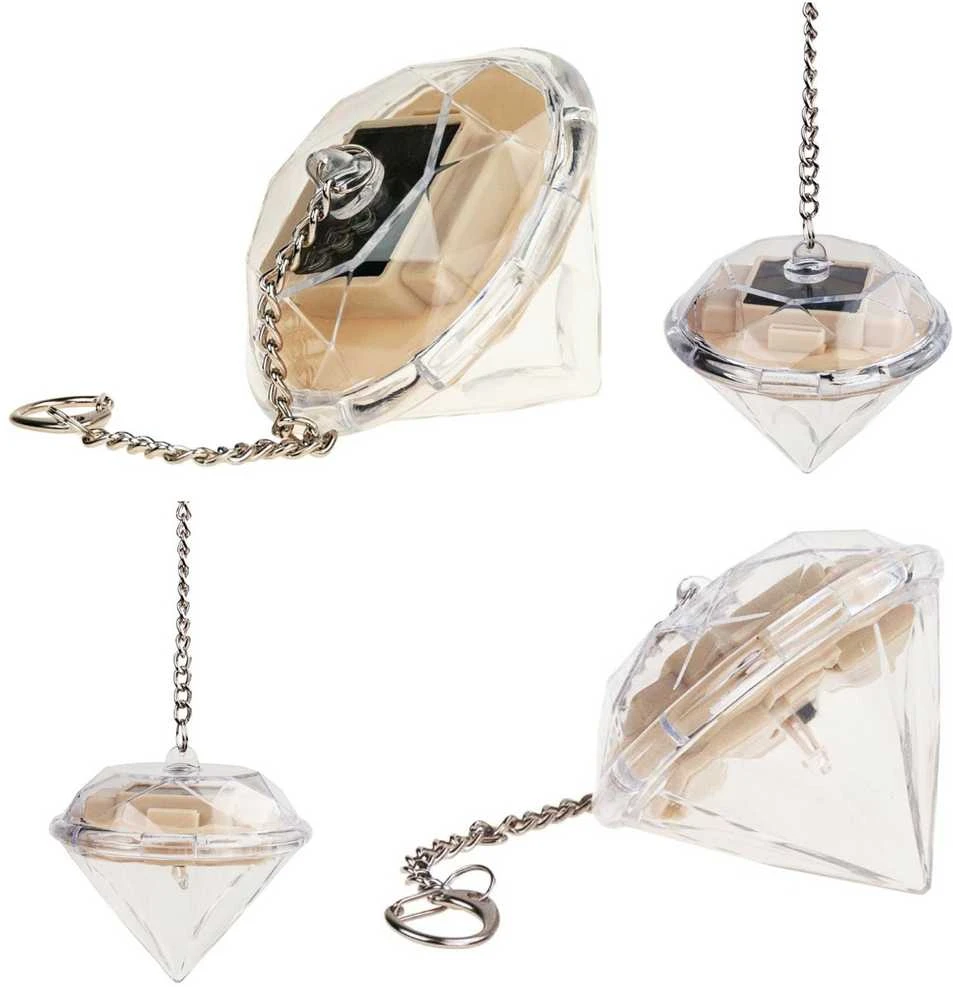Soliariniai sodo šviestuvai Diamonds LED RGB, 4 vnt.