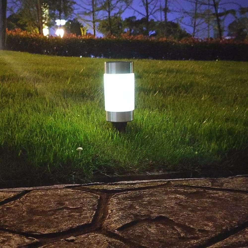 Soliariniai sodo šviestuvai SOLAR LED Inox, 3 vnt.