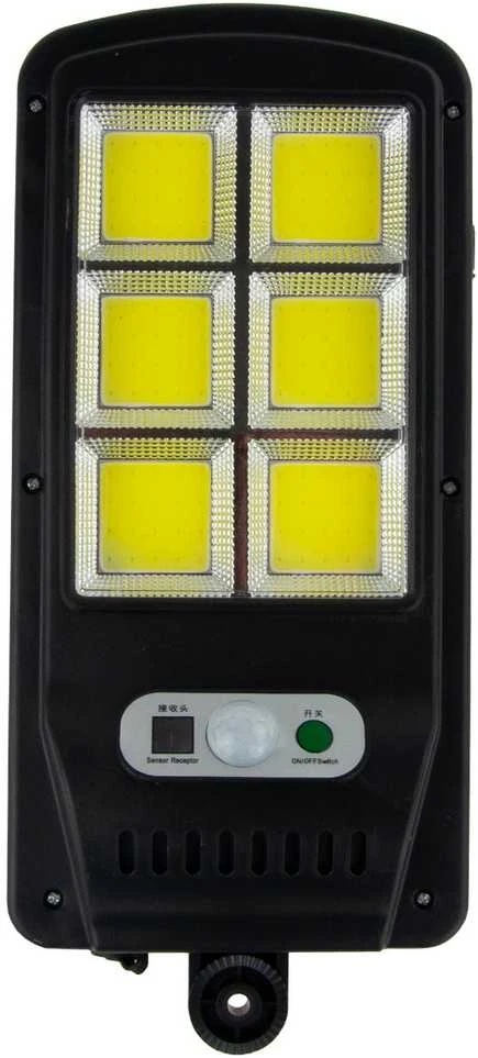 Soliarinis lauko šviestuvas su pultu COB 120 LED su laisvai pastatoma saulės baterija