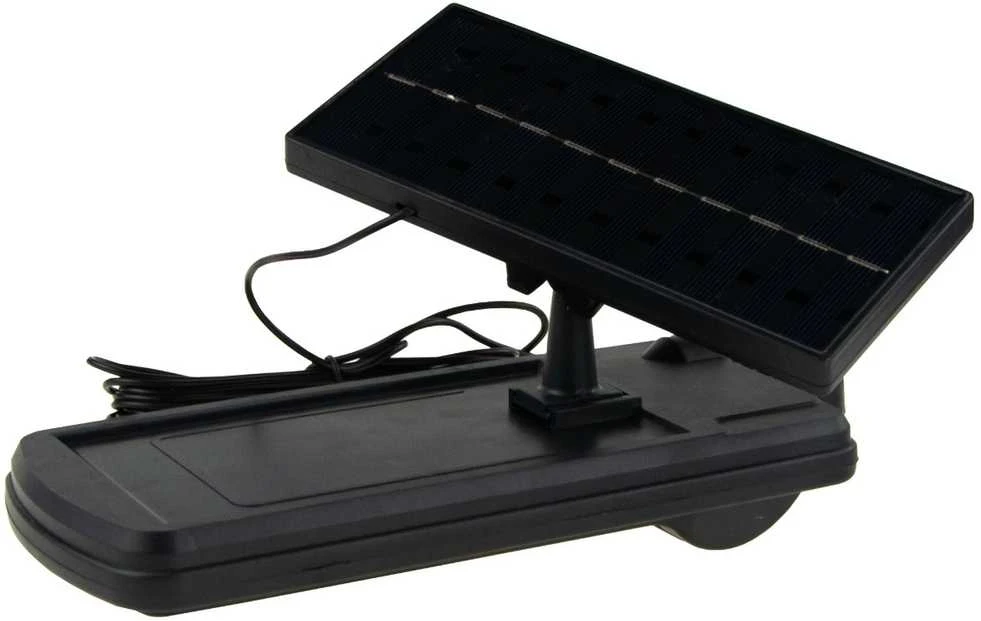 Soliarinis lauko šviestuvas su pultu COB 120 LED su laisvai pastatoma saulės baterija