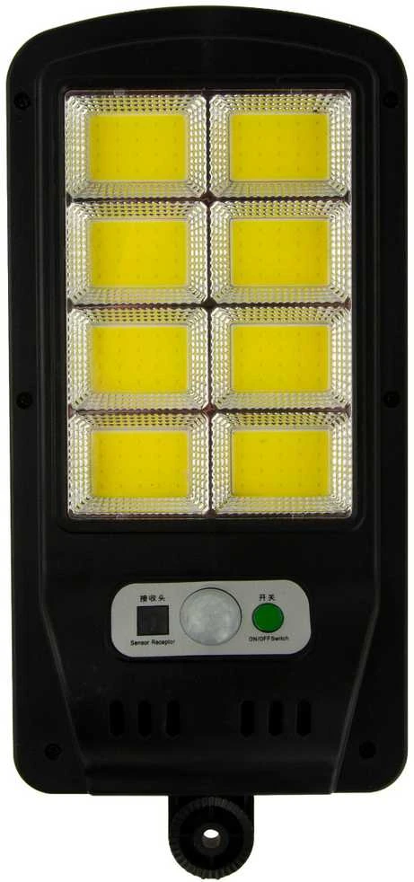 Soliarinis lauko šviestuvas su pultu COB 120 LED su tamsos ir judesio jutikliu
