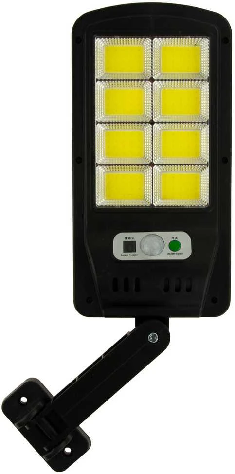 Soliarinis lauko šviestuvas su pultu COB 120 LED su tamsos ir judesio jutikliu