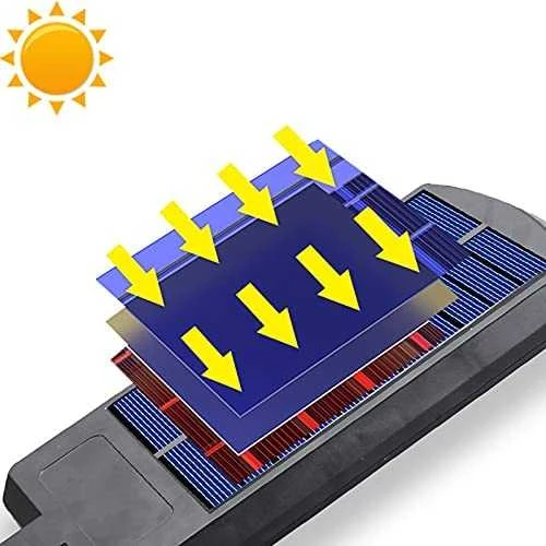 Soliarinis lauko šviestuvas su pultu COB 120 LED su tamsos ir judesio jutikliu