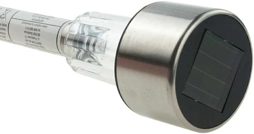 Soliarinis LED sodo šviestuvas Elegance Sidabrinis Inox