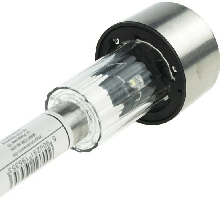 Soliarinis LED sodo šviestuvas Elegance Sidabrinis Inox