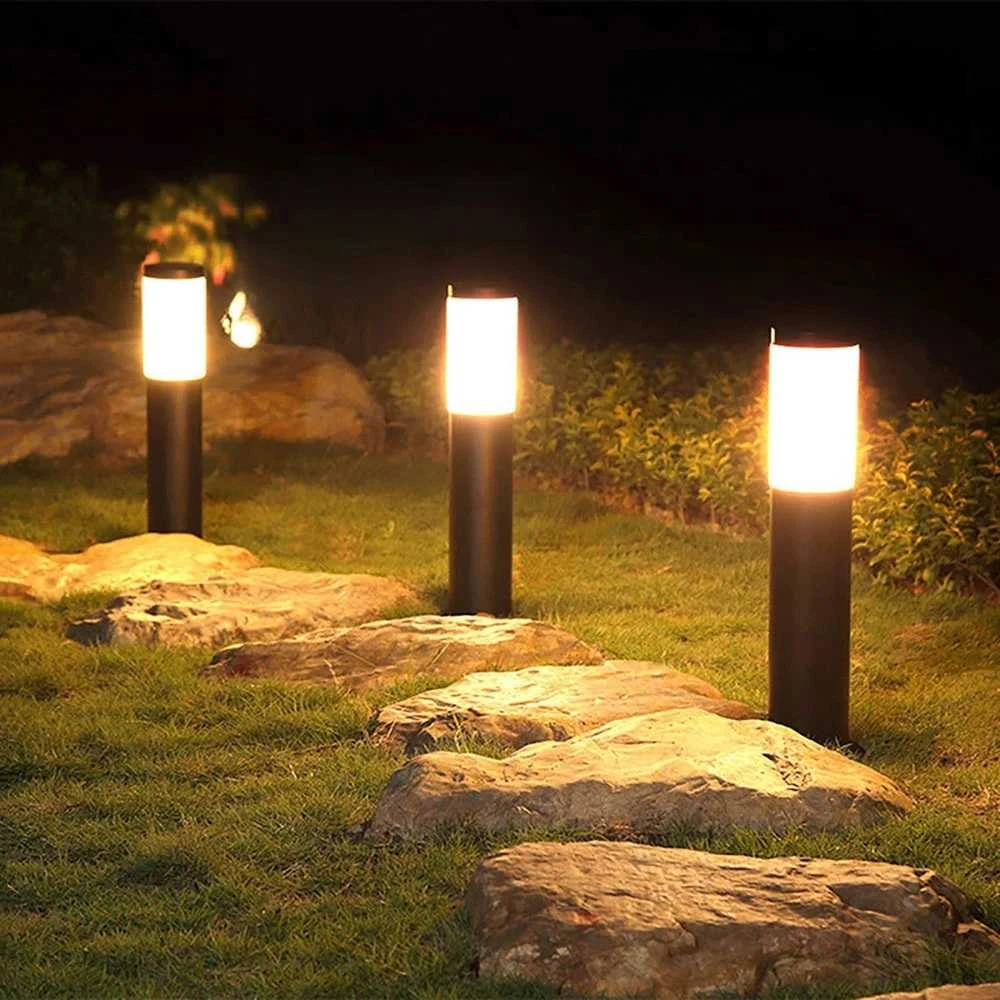 Soliarinis LED sodo šviestuvas Rock, 4 vnt.