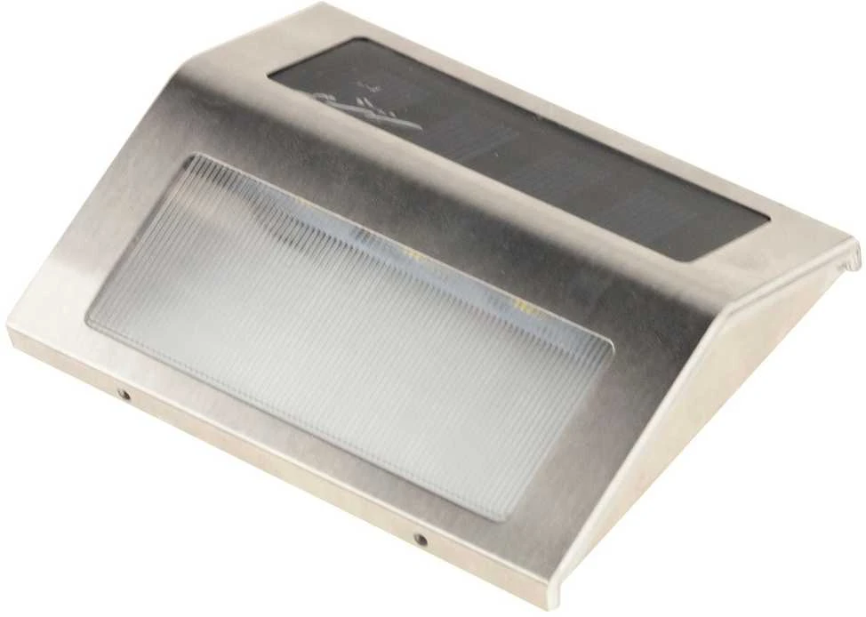 Soliarinis sieninis lauko šviestuvas 3 LED su tamsos jutikliu, 2 vnt.