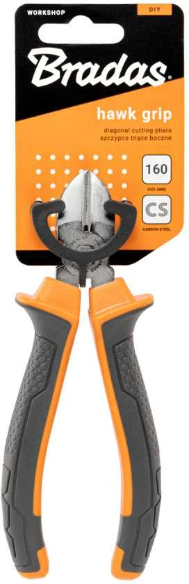 Šoninės pjovimo replės Bradas HAWK GRIP HOME & GARAGE, 160 mm