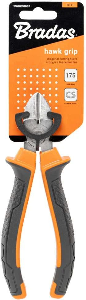 Šoninės pjovimo replės Bradas HAWK GRIP HOME & GARAGE, 175 mm
