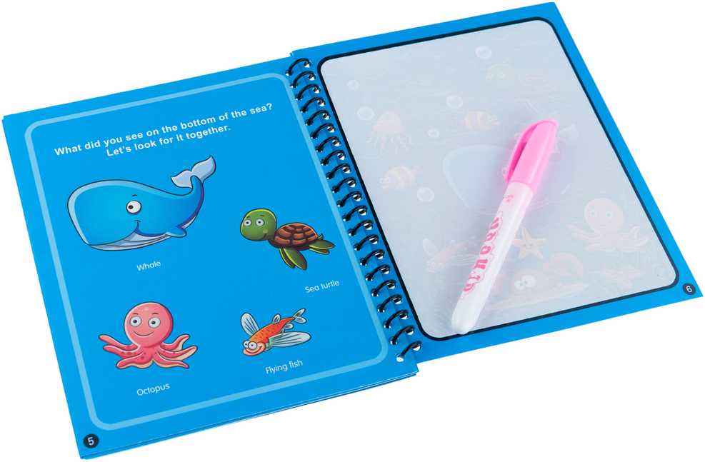 Spalvinimo vandeniu knygutė "Magic Vanduo Book"