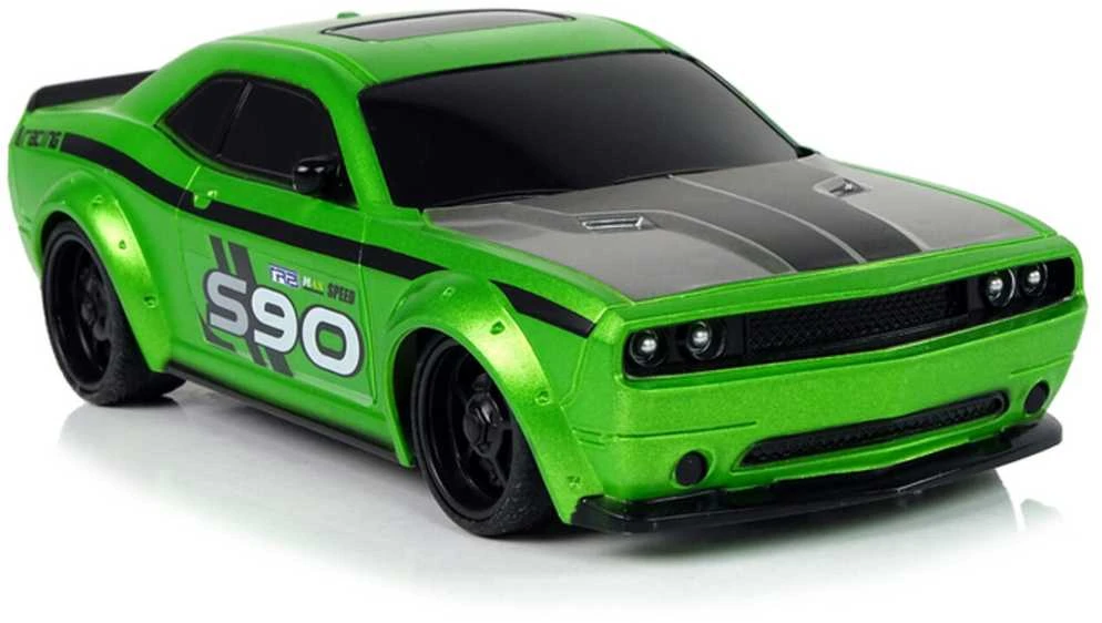 Sportinis automobilis 1:24 su nuotoliniu valdymu, žalias