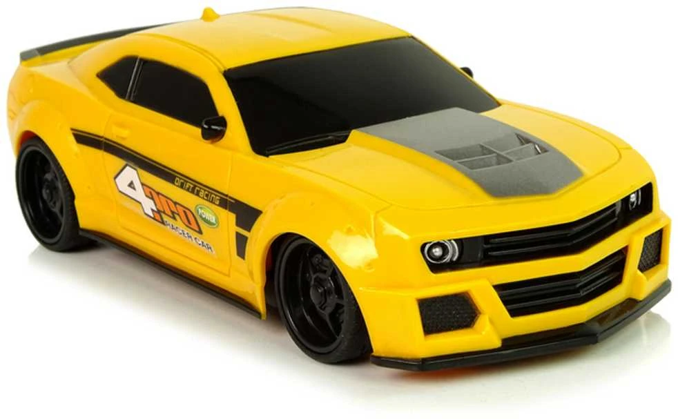 Sportinis automobilis 1:24 su nuotoliniu valdymu, geltonas