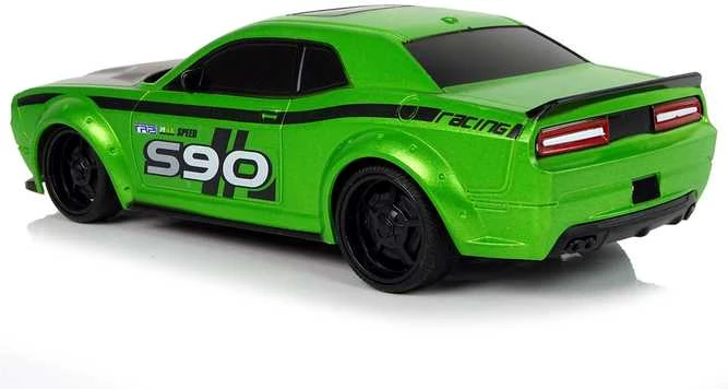 Sportinis automobilis 1:24 su nuotoliniu valdymu, žalias
