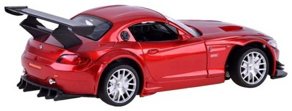 Sportinis automobilis BMW Z4 su nuotolinio valdymo pultu, raudonas