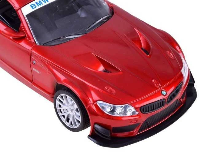 Sportinis automobilis BMW Z4 su nuotolinio valdymo pultu, raudonas