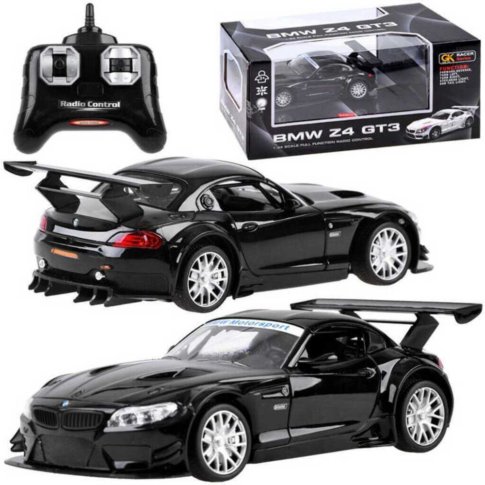 Sportinis automobilis BMW Z4 su nuotolinio valdymo pultu, juodas