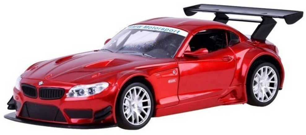 Sportinis automobilis BMW Z4 su nuotolinio valdymo pultu, raudonas