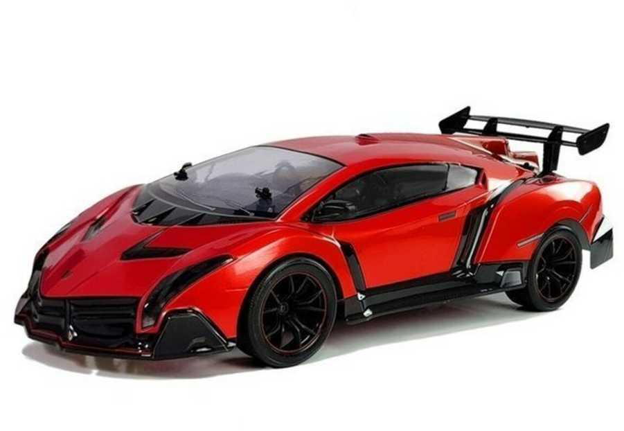 Sportinis automobilis RapidLegend su nuotolinio valdymo pultu, raudonas