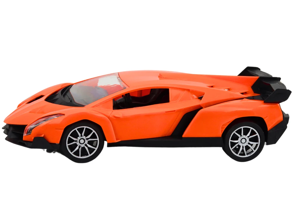 Sportinis automobilis su nuotolinio valdymo pultu RC 1:16, oranžinis