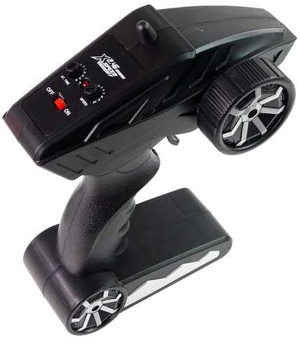 Sportinis automobilis su nuotolinio valdymo pultu, baltas/pilkas