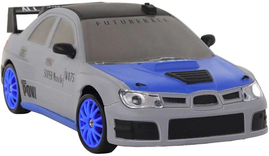 Sportinis automobilis su nuotolinio valdymo pultu, pilkas