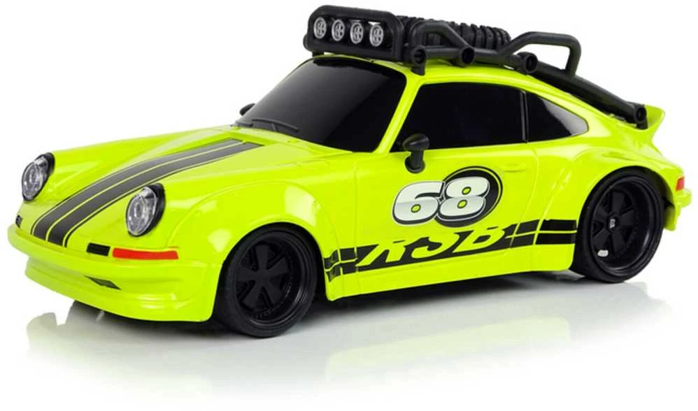 Sportinis automobilis su nuotolinio valdymo pultu, 1:18, žalias