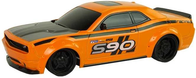 Sportinis automobilis su nuotolinio valdymo pultu, 1:24, oranžinis