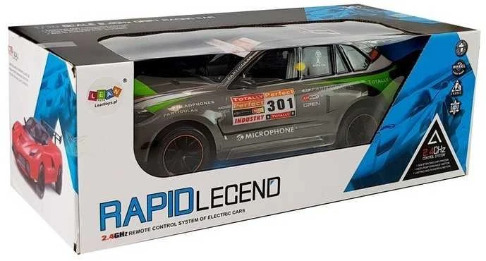 Sportinis automobilis valdomas nuotoliniu būdu Rapid Legend, pilkas