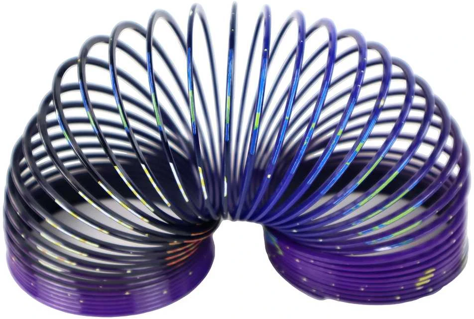 Spyruoklė su planetų motyvu, violetinė, 6 cm (1 vnt.)